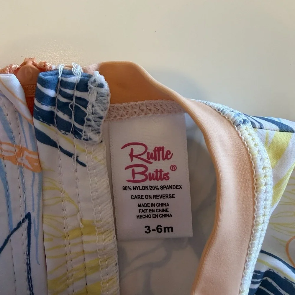 Rufflebutts swimsuit baby